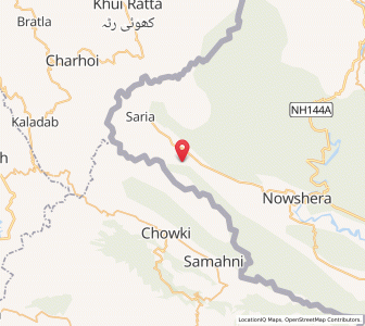 Map of Khui, Kashmir