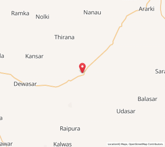 Map of Khuia, Rajasthan