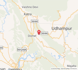 Map of Khuld, Kashmir