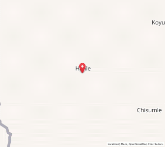 Map of Khuldo, Kashmir