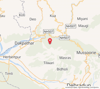 Map of Khulet, Uttarakhand