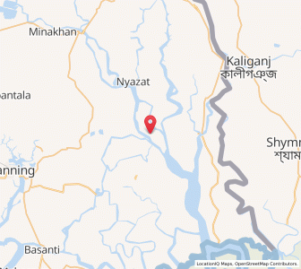 Map of Khulna, West Bengal