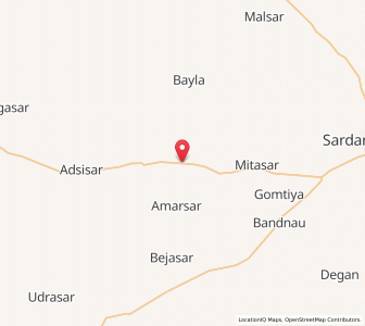 Map of Khundiya, Rajasthan
