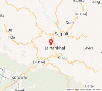Map of Khundoli, Uttarakhand