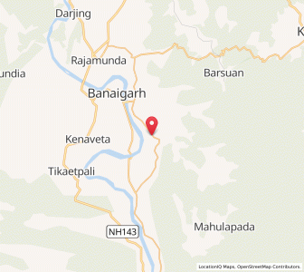 Map of Khuntgaon, Odisha