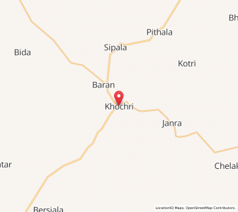 Map of Khuri, Rajasthan