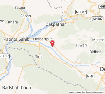 Map of Khushhalpur, Uttarakhand