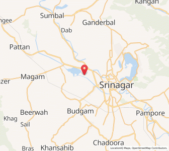 Map of Khushipur, Kashmir