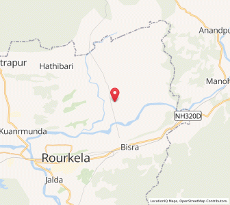 Map of Khutgan, Odisha