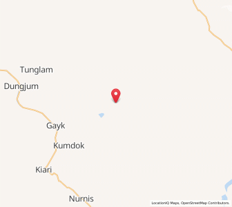 Map of Kiagi, Kashmir