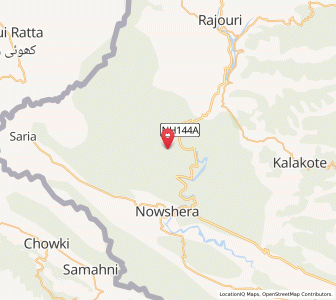 Map of Kiani Gai, Kashmir
