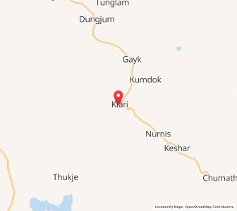 Map of Kiari, Kashmir
