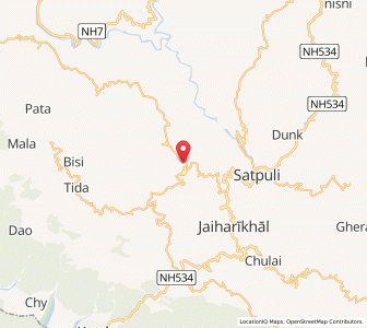 Map of Kich, Uttarakhand