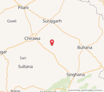 Map of Kidhwana, Rajasthan
