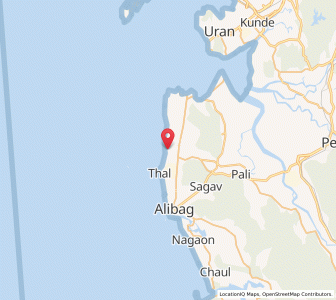 Map of Kihim, Maharashtra