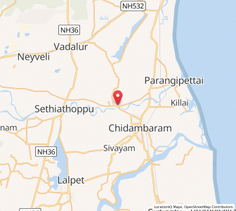 Map of Kīl Bhuvanagiri, Tamil Nadu