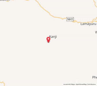 Map of Kilchu, Kashmir