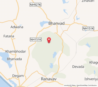Map of Kileshwar, Gujarat