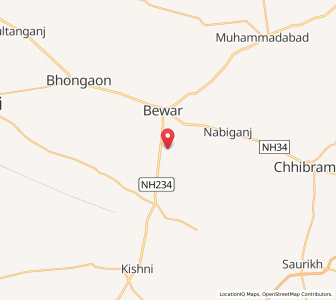 Map of Killi, Uttar Pradesh