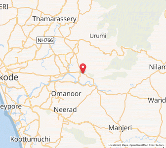 Map of Kiluparamba, Kerala
