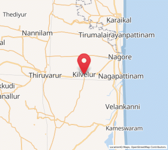 Map of Kilvelur, Tamil Nadu