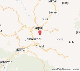 Map of Kimar, Uttarakhand