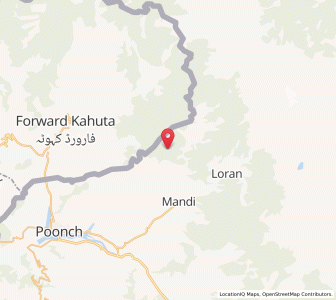 Map of Kinari, Kashmir