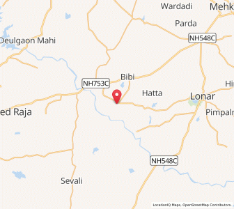 Map of Kingaon Jatu, Maharashtra