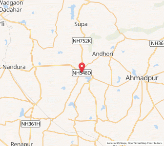 Map of Kingaon, Maharashtra