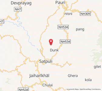 Map of Kingori, Uttarakhand