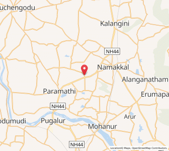 Map of Kirambur, Tamil Nadu
