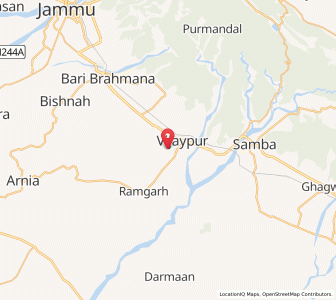 Map of Kirpalpur, Kashmir