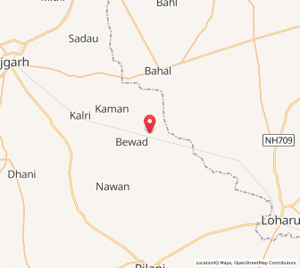 Map of Kirtan, Rajasthan
