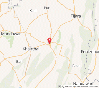 Map of Kishangarh, Rajasthan