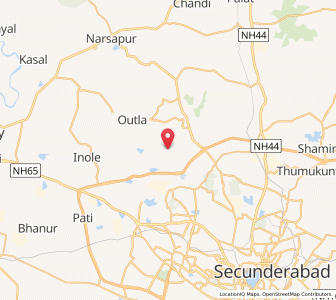 Map of Kishtaipalli, Andhra Pradesh