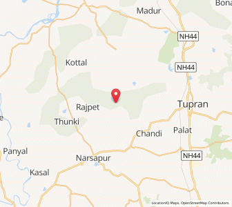 Map of Kishtareddipalli, Andhra Pradesh
