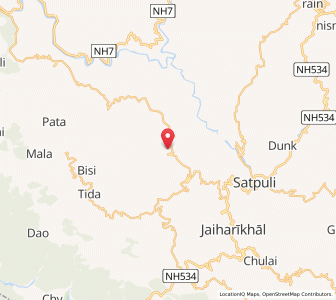 Map of Kiyar, Uttarakhand