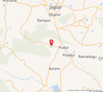 Map of Kodmial, Andhra Pradesh