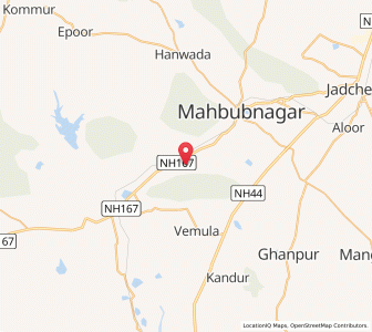 Map of Kodur, Andhra Pradesh