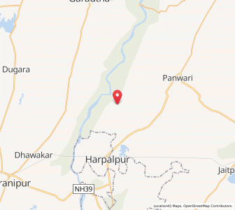 Map of Kohnia, Uttar Pradesh