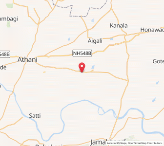 Map of Kokatnur, Karnataka