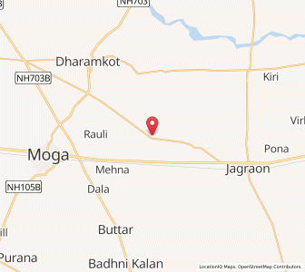 Map of Kokri Kalan, Punjab