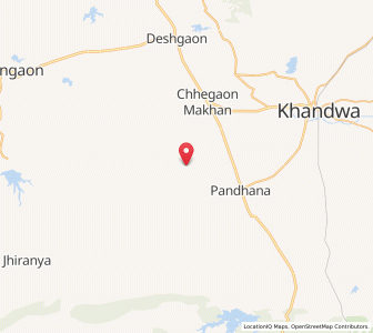 Map of Koladit, Madhya Pradesh