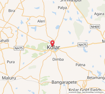Map of Kolar, Himachal Pradesh