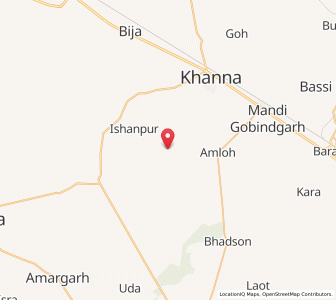 Map of Kolgarh, Punjab