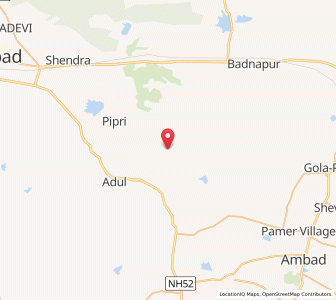 Map of Kolghar, Maharashtra