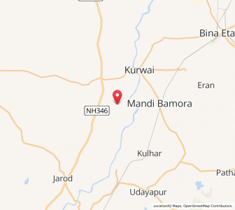 Map of Koluwa, Madhya Pradesh