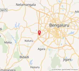 Map of Komagatta, Karnataka