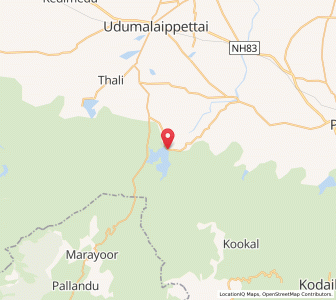 Map of Kombu, Tamil Nadu