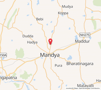 Map of Kommarahalli, Karnataka
